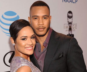 Grace Gealey and Trai Byers